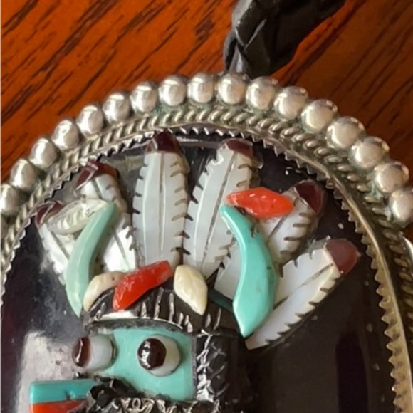 Vintage Beverly & Augustine Pinto Mudhead Bolo - Picture 15 of 16